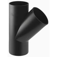 GEBERIT PE HD T-STUK 45° 63 MM