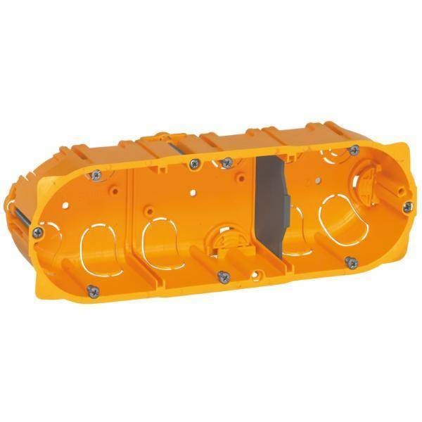 INBOUWDOOS VIERDUBBEL PVC 284x70x50mm