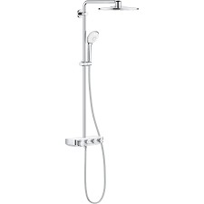 GROHE SMARTCONTROL SYSTEM 310 ROND DUO TABLET EN HOOFDDOUCHE UITV.WIT