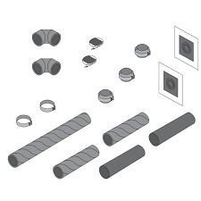BULEX KIT LUCHTKANALEN VOOR MAGNA AQUA