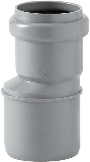 REDUCTIE GRIJS PVC MET JOINT 50X40MM