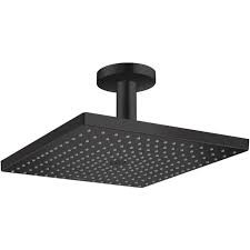 HANS GROHE HOOFDDOUCHE PLAFONDBEVESTIGING  30 X 30 MAT ZWART