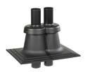 RENOLUX SCHOORSTEENOPSTAND DUBBEL 2X80 !!! COMBINEREN MET ARTIKEL 0702982 !!!