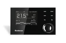 BUDERUS THERMOSTAAT RC310 ZWART