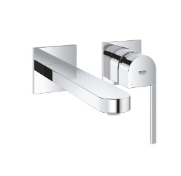 GROHE PLUS LAVABO EENGREEPSMENGKRAAN MUUR MET SPRONG 20.3 CM  UITV. CHR