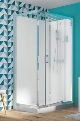 KINEDO EDEN DOUCHECABINE 120 X 90 MET DRAAIDEUR 