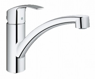 GROHE EUROSMART KEUKENKRAAN CHR. Lage uitloop *
