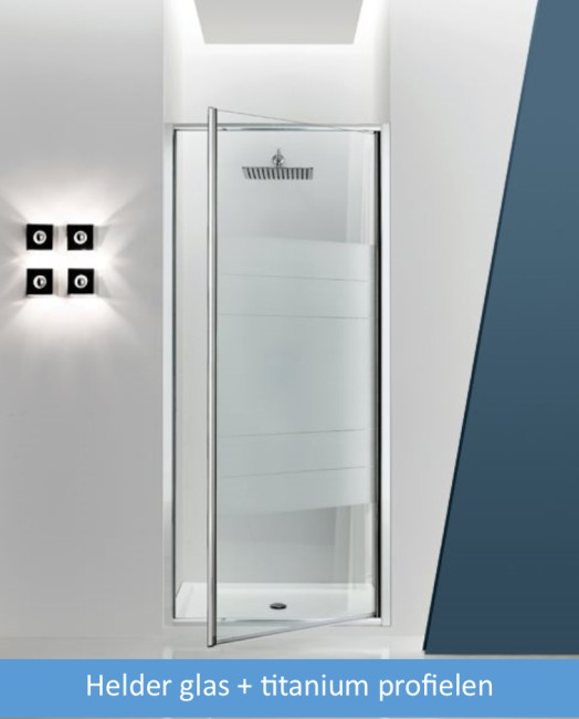 INDA JOLLY DRAAIDEUR 77-81 H195CM  HELDER + PROFIEL TITANIUM