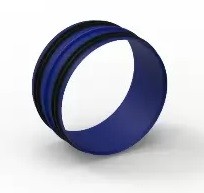 RENSON KOPPELSTUK MET RUBBERS Ø80MM