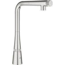 GROHE ZEDRA KEUKENMENGKRAAN MET UITTREKB. SPROEIER SMARTCONTROL SUPERSTEEL