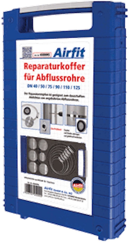 AIRFIT REPARATIEKOFFERKOFFER VOOR AFVOERBUIS 40-125mm