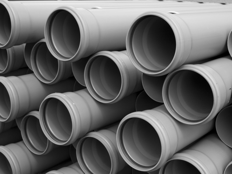 BUIS GRIJS RIOOL 160MM 5M 3.2MM GLAD   ( prijs per meter ! )