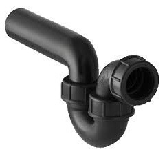 GEBERIT PE HD BUISSIFON IN/UIT HORIZ. 50/50