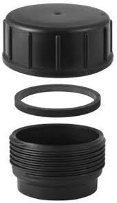 GEBERIT PE HD SCHROEFKOPP+DEKSEL 63