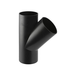 GEBERIT PE HD REDUCTIE T-STUK 45° 125 - 110 MM