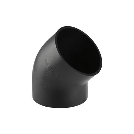 PE HD COUDE 45° 56MM