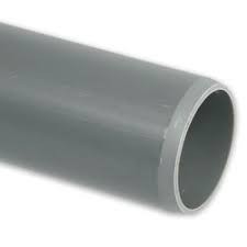 BUIS GRIJS RIOOL 250MM 5M 4.9MM ZONDER MOF  ( prijs per meter ! )