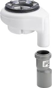 VIEGA DOUCHE SYPHON TEMPOPLEX CHROOM H80mm AFVOER VERTICAAL !!!!!
