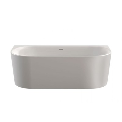 XENZ BAD 180 X 80 x 60 FAY BACK TO WALL WIT GLANZEND