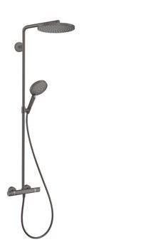 HANS GROHE SHOWERPIPE RAINDANCE SELECT S240 1JET DIA. 24 CM BRUSHED BLACK