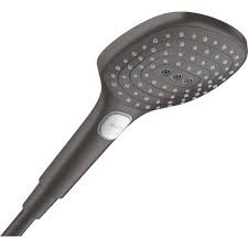 HANS GROHE HANDDOUCHE RAINDANCE SELECT E 120 3-JET BRUSHED BLACK