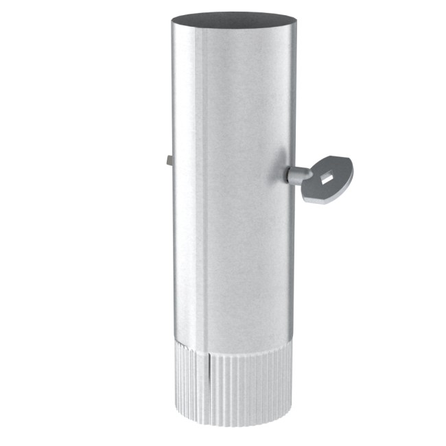 BUIS GALVANISE 150MM 0.33 M MET SLEUTEL