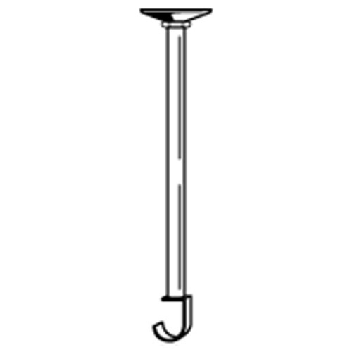 INDA DOUCHE PLAFONDSTEUN 60CM + HOUDER 2CM CHR.