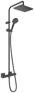 HANS GROHE  SCHOWERPIPE VERNIS SHAPE  MAT ZWART