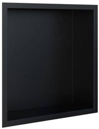 LOOOX BOX 30 X 30 MAT ZWART MET FLENS INBOUWDIEPTE 7 CM