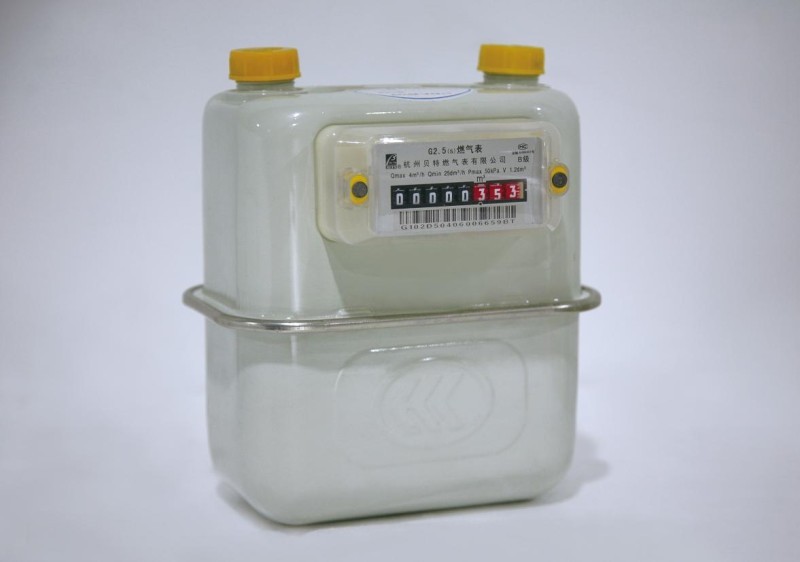 GASTELLER + RACCORD + JOINT 3/4  6M³/h AARDGAS / PROPAAN