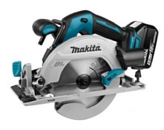 MAKITA CIRKELZAAG  165MM  18 VOLT  5A + 1BAT 