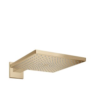 HANS GROHE HOOFDDOUCHE E300 1JET MET DOUCHEARM MUURMODEL BRUSHED BRONZE
