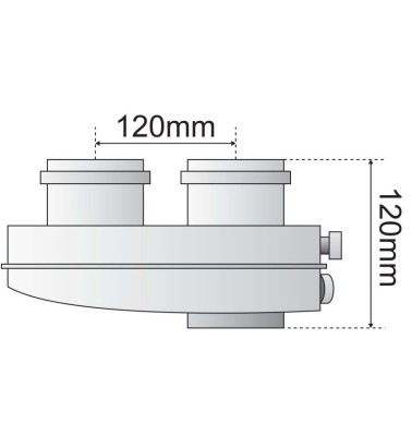 BULEX ADAPTER OPALIA 2x80 = A2035900