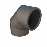 UBBINK GEISOLEERDE AERFOAM M/M COUDE 180/210-90°