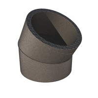 UBBINK GEISOLEERDE AERFOAM M/M COUDE 160/190-30°