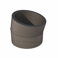 UBBINK GEISOLEERDE AERFOAM M/M COUDE 180/210-15°