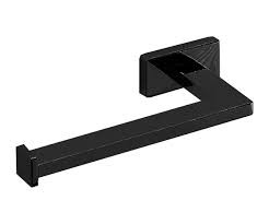 INDA LEA TOILETROLHOUDER ZONDER KLEP UITV MAT ZWART PLAATSING LINKS