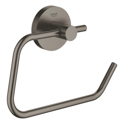 GROHE ESSENTIALS WC ROLHOUDER BRUSHED HARD GRAPHITE