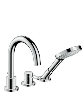 HANS GROHE AXOR UNO AFWERKSET BADRANDMONTAGE 3 GATS