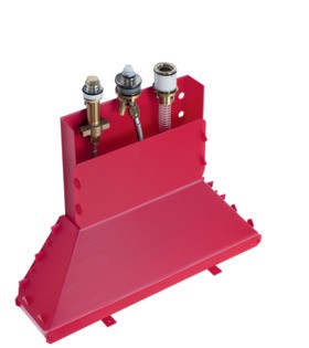 HANS GROHE AXOR STARCK INBOUWLICHAAM VOOR 3 GATS EENGREEPSKRAAN OP BADRAND