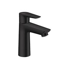 HANS GROHE TALIS E  LAVABO EENGREEPSMENGKRAAN 110 COOLSTART MAT ZWART MET TREKSTANG