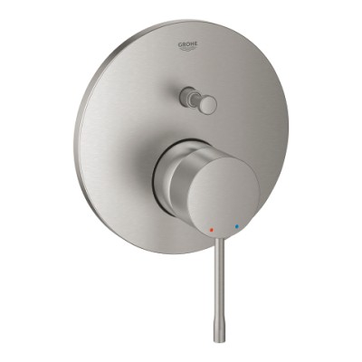 GROHE ESSENCE AFWERKSETTHERMOSTAAT VOOR 2 UITGANG UITV. SUPERSTEEL