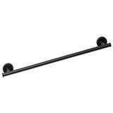 HANDDOEKBEUGEL MAGNETISCH  60 CM ENKEL MAT ZWART !!!!!!!!!!!!!!!! (voor rad 70 of 80 cm breed )
