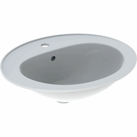 GEBERIT BASTIA LAVABO 56 X 47.5 INBOUW OVAAL