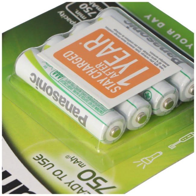 PANASONIC BATTERIJ HHR-4MVE/4BC OPLAADBARE BATTERIJ AAA