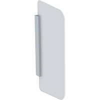 GEBERIT URINOIRSCHEIDINGSWAND VAN GLAS  UITV.WIT