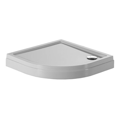 RIHO DOUCHE DAVOS 1/4 ROND 90/90 R°55 WIT + POTEN + PLINT