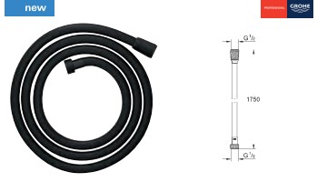 GROHE FLEXIBEL SILVERFLEX 1,25M PHANTOM BLACK