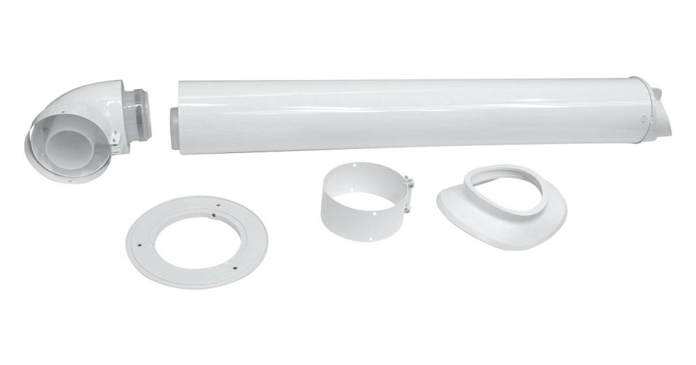 VAILLANT MUURDOORVOER KIT PP/ALU 80/125 + COUDE