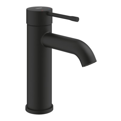 GROHE ESSENCE LAVABOKRAAN GEBOGEN UITLOOP ZONDER LEDIGING  UITV. PHANTOM BLACK